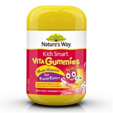 Nature's Way 佳思敏 挑食儿童 复合维生素+树莓 软糖60粒 富含维生素与矿物质 Nature's Way 佳思敏 挑食儿童 复合维生素+树莓 软糖60粒 富含维生素与矿物质